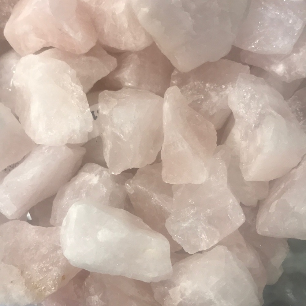 Rose Quartz Raw Chunks